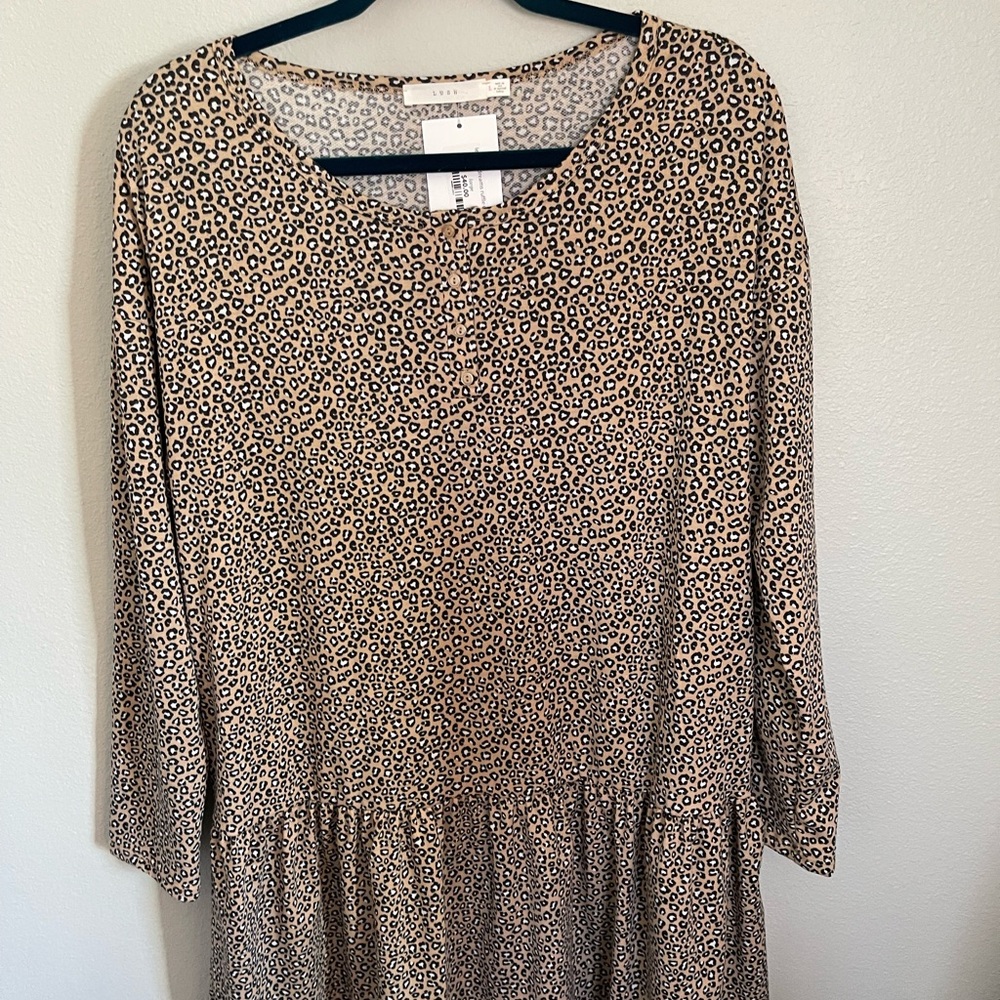 Leopard Ruffle Dress